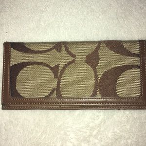 Vintage Coach check holder